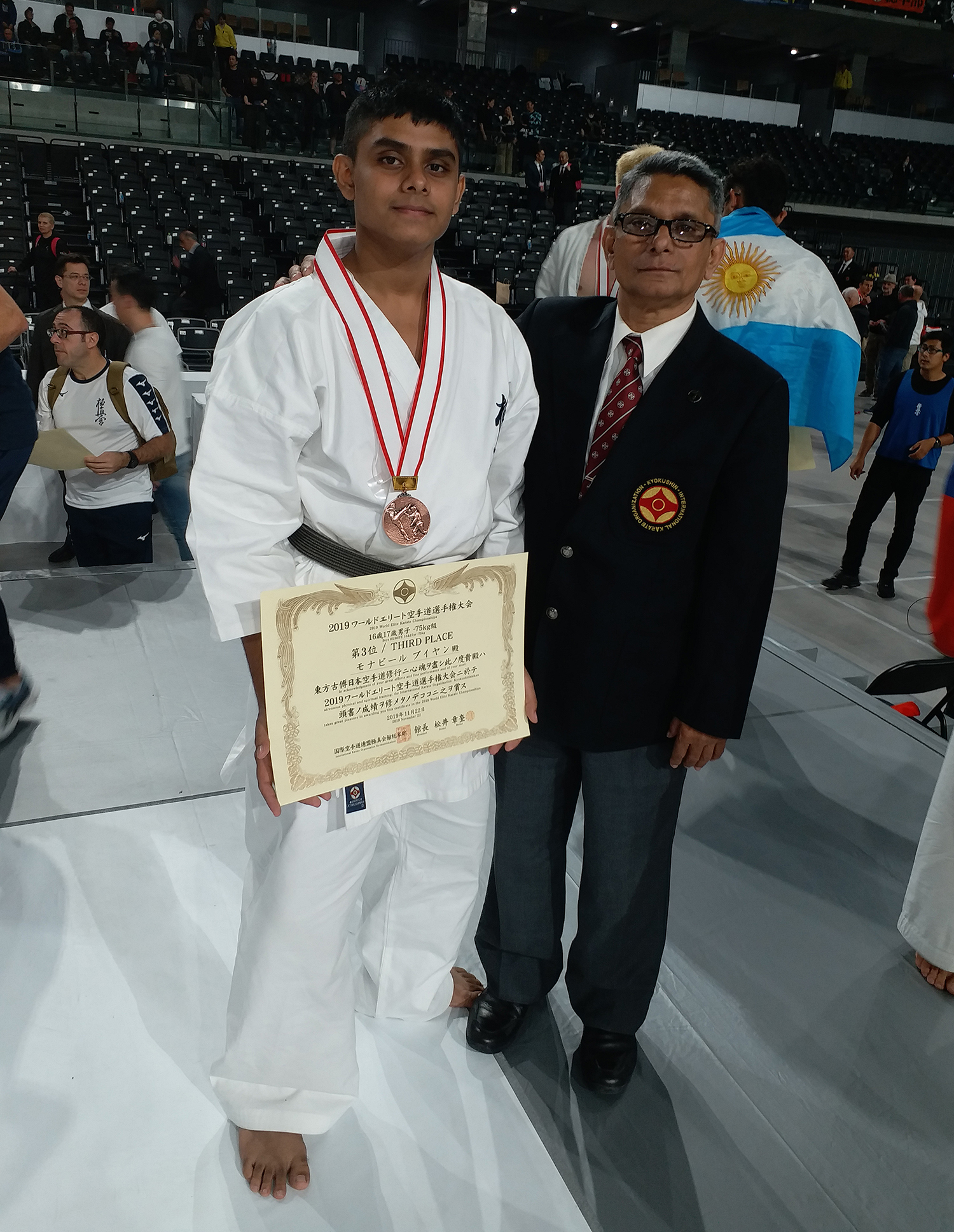 3rd Place - 12th World Karate Championship 2019